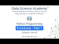 Python Programming for Beginners Py012 Functions - Part 1