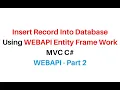 insert data into database using web api entity framework c c 4 6