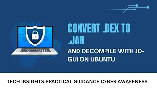 Convert dex to jar and Decompile with JD-GUI on Ubuntu