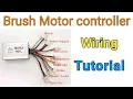 E-bike 12V 250W Brush Motor Controller Wiring Connection