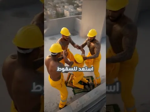 دفعوه من فوق السطح لانها مسلم ويصلي لله...فشاهد ماذا حدث.
