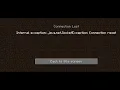 CONNECTION LOST - Internal exception java net socketException connection reset