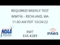 IPAWS Required Weekly Test - WWF56