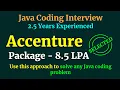 Accenture Java Coding Interview Solve any Java Problem in this way