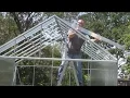Installing Harbor Freight Greenhouse Panels
