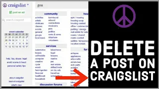 How to Delete a Post on Craigslist Remove a Post on Craigslist on PC 2024