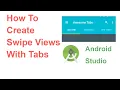 creating swipe views with tabs in android studio