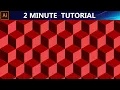 How to Create a Geometric Pattern Design Illustrator Tutorial Free 2020