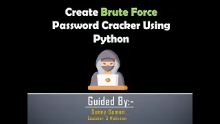 How To Create Brute Force Password Cracker Using Python IN HINDI