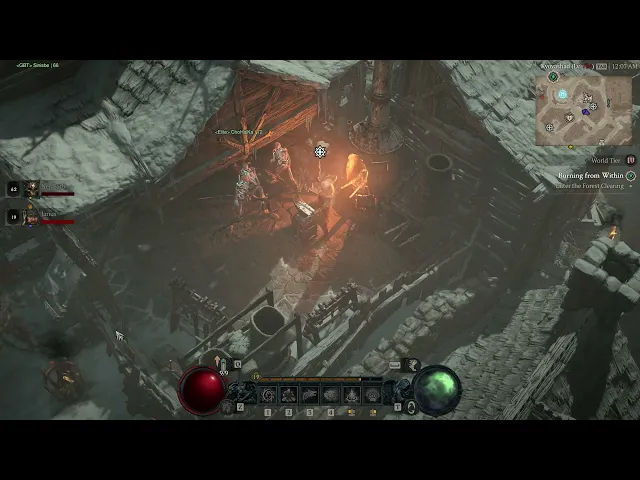 Blacksmith stuck in town bug 7.23 Post Patch Season 1