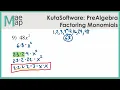 KutaSoftware PreAlgebra - Factoring Monomials