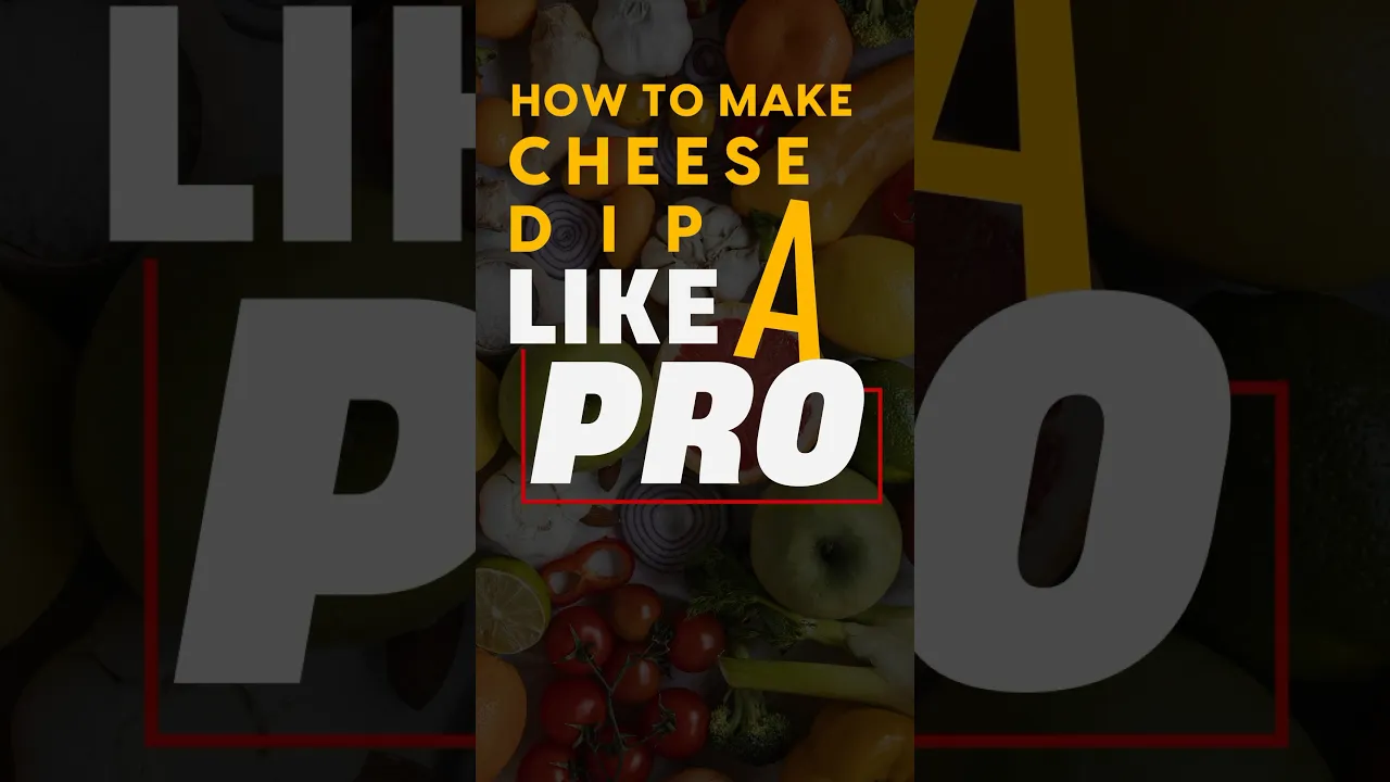 Creamy Cheese Dip to make your munching experience even better ! #shorts #likeapro #cookingtips