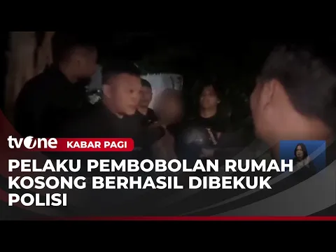 Rekaman CCTV saat Pelaku Pembobol Rumah Lancarkan Aksinya