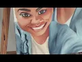 Oil painting, detailing and blending
