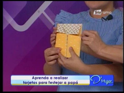 Aprenda a realizar tarjetas para festejar a papá