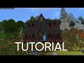 Tutorial for my Gothic mountain tunnel in Minecraft
