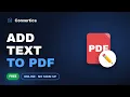 How to Add Text to a PDF Free Online No Sign-Up Convertica