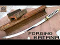 Download Lagu Rusted Railway Track Forged into a Beautiful KATANA