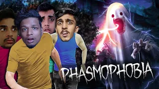 ghost hunting with crew phasmophobia