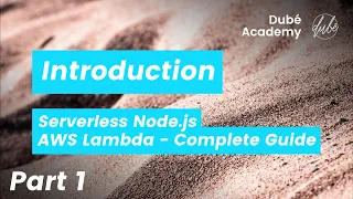 Introduction 1 - Serverless Node js