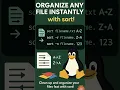 Sort Any File s Content Instantly on Linux sort Command Explained