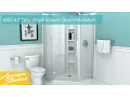 How to Install American Standard AXIS 42 Neo-Angle Shower Door