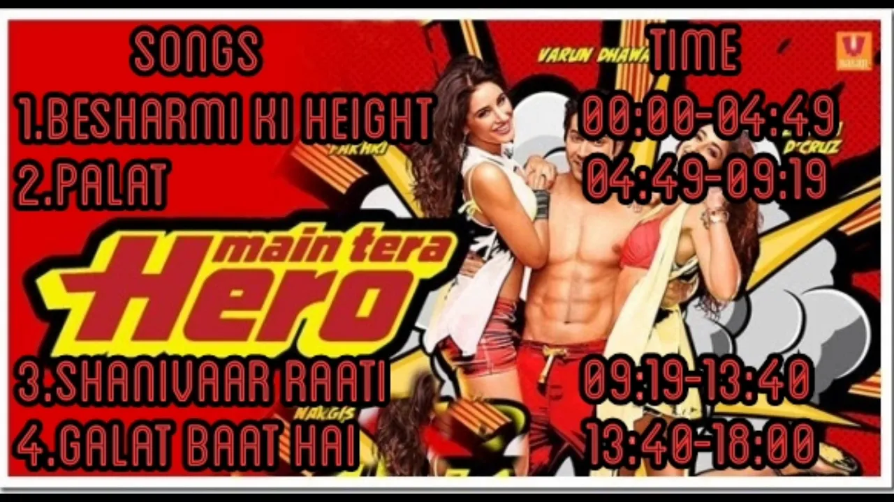 Main Tera Hero Full Songs (Jukebox) || Varun Dhawan, Ileana D'Cruz, Nargis Fakhri