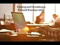 Personal Business Letter Block and Modified Block Format