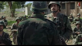 في سبيل المجد والأوطان نحيا شارة بداية الملحمة الدرامية لأنها بلادي دندنها