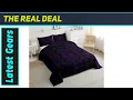 Feelyou Purple Black Damask Comforter Amazing Gothic Bedroom Upgrade