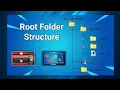 Root Folder Structure For The Projects WebDesign or web Development