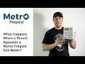 What Happens When a Tenant Bypasses a Metro Prepaid Sub Meter