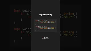 Traits - Rust Programming