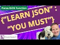 Power Apps ParseJSON - JSON is a core skill