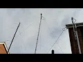 M0SAZ QTH Ham Radio Antennas 2021 - Collinear for and 2 End Fed Half Wave Aerials for HF