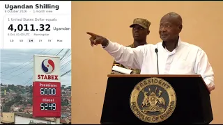 Museveni ayogedde ku Beeyi ya Dollar n'amafuta ekibirese. 64th Independence Anniversary
