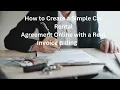 How to Create a Simple Car Rental Agreement Online with a Rent Invoice Billing App