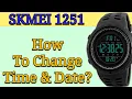 Skmei Digital Watch Time Date Day Setting