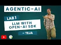 Build Your First LLM App with OpenAI SDK No Framework No LangChain Needed Chat API Explained