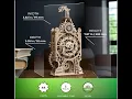 UGEARS Old Clock Tower 3D Wooden Puzzles For Adults - Wooden Model Kits For Adults to Build