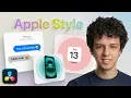 Create VIRAL Apple UI Animations in DaVinci Resolve Full Guide