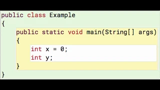Java ints 1 ints get a default value of 0
