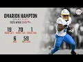 Omarion Hampton Week 3 Highlights Every Run Target and Catch vs Broncos