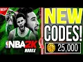 NEW UPDATE CODES FOR NBA 2K MOBILE REDEEM CODES 2023 MAY GIFT