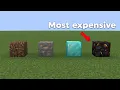 Minecraft Things Ranked Cheapest to Stupidly Expensive