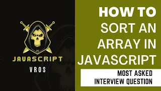How to sort an array in javascript in hindi javscript interview question