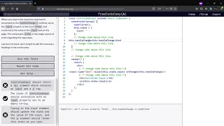 React Create a Controlled InputPassed - freeCodeCamp org Day-11