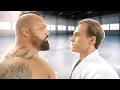 Download Lagu World's Strongest Man Vs Karate Black Belt
