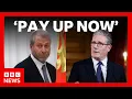 Keir Starmer tells Roman Abramovich to 'pay up now' or face court | BBC News
