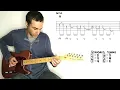 The Raconteurs - Bored and Razed - Guitar lesson / tutorial / cover with tab